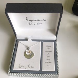 Inspirational Sterling Silver Necklace